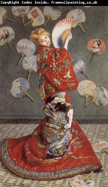 Claude Monet Madame Monet in Japanese Costume